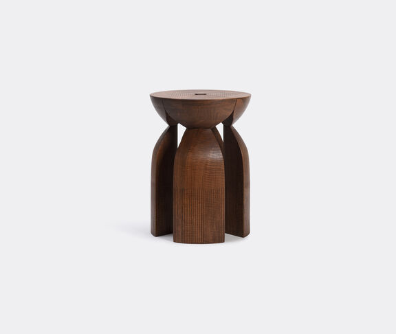 Zanat 'Unity' stool, walnut WALNUT ZANA21UNI066BRW