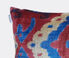 Les-Ottomans Velvet cushion, pink, blue and white multicolor OTTO23VEL095MUL