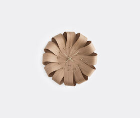 Nomon 'Brisa' clock, oak and brass LIGHT BROWN NOMO21BRI224BRW