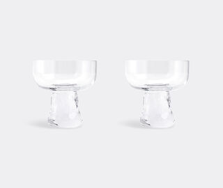 XLBoom 'Gusto Coupe' glass, set of two, small, clear TRANSPARENT XLBO26GUS534TRA