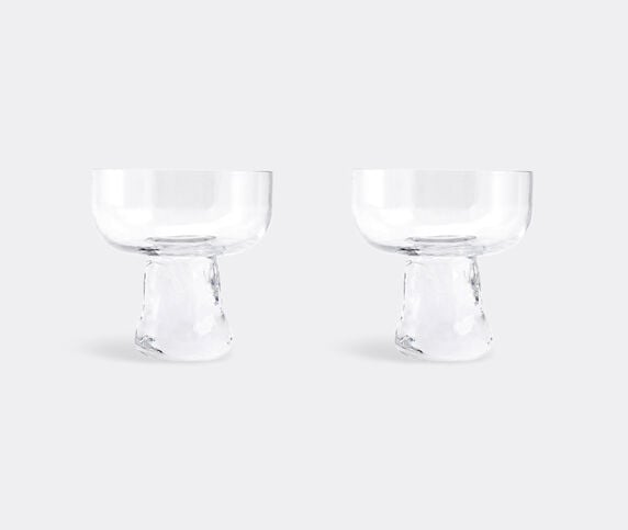 XLBoom 'Gusto Coupe' glass, set of two, small, clear TRANSPARENT XLBO26GUS534TRA