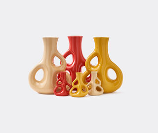 POLSPOTTEN 'Three Ears' vase, large, yellow YELLOW POLS24VAS255YEL