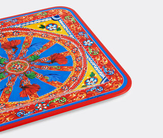 Dolce&amp;Gabbana Casa 'Carretto Siciliano' tray, medium MULTICOLOUR DGCA22WOO858MUL