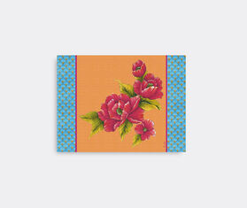Lisa Corti 'Masonite' rectangular placemat, set of two, azalea turquoise TURQUOISE LICO23MAS097MUL