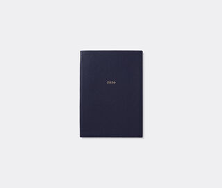Smythson '2026 Soho' weekly diary with pocket, navy BLUE SMYT25PAS932BLU