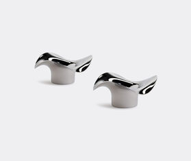 Georg Jensen 'Cobra' tealights, set of two SILVER GEJE18COB340SIL