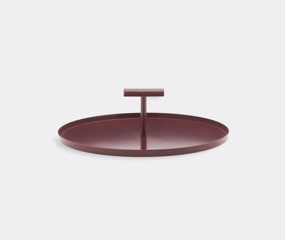 Normann Copenhagen 'Glaze' cake tray, dark red  NOCO20GLA747BUR