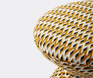 POLSPOTTEN 'Zig Zag' stool, soft ochre YELLOW POLS25ZIG031YEL