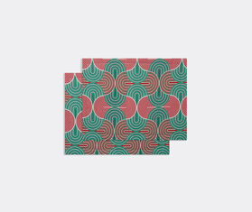 La DoubleJ &#39;Slinky Verde&#39; tablemat, set of two GREEN LADJ22TAB627MUL
