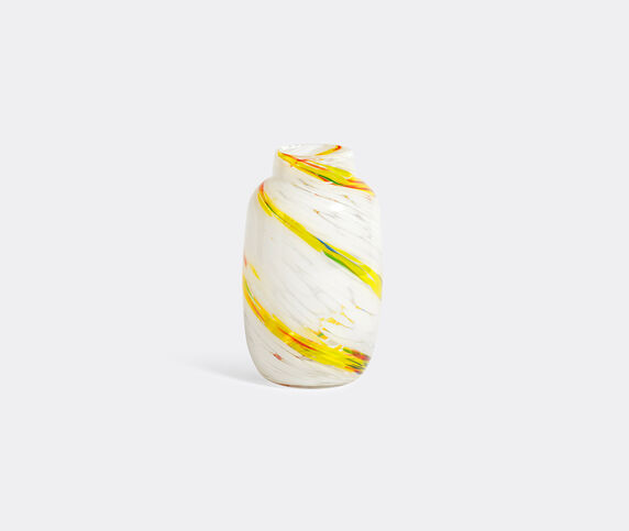 Hay 'Splash' vase, medium, lemon swirl
