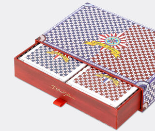 Dolce&amp;Gabbana Casa 'Carretto' poker set, multicolor MULTICOLOUR DGCA25POK985MUL