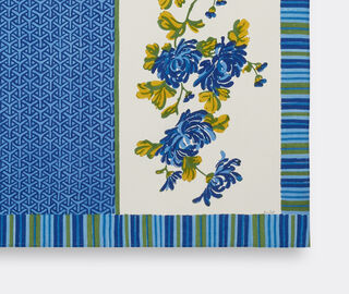 Lisa Corti 'Vienna' tablecloth, blue and cream BLUE LICO23TAB398MUL