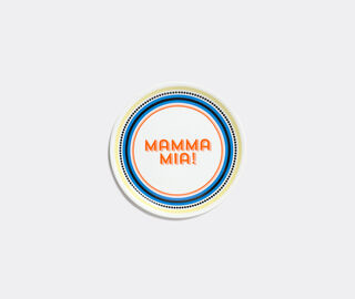 Bitossi Home 'Mamma Mia' pizza plate, set of six MULTICOLOUR BIHO22SET899MUL