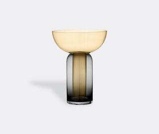 AYTM 'Torus' vase, large, amber BLACK AYTM23TOR037AMB