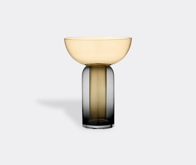AYTM 'Torus' vase, large, amber BLACK AYTM23TOR037AMB