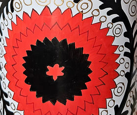 Les-Ottomans Iron vase, multicolor MULTICOLOUR OTTO23DEC728MUL