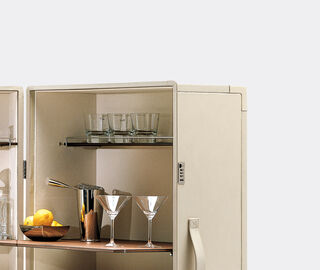 Poltrona Frau 'Isidoro' drinks cabinet IVORY POFR20ISI843BEI
