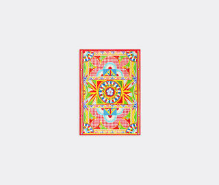 Dolce&amp;Gabbana Casa 'Carretto Siciliano' silk blanket MULTICOLOUR DGCA22SIL195MUL