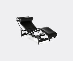 Cassina '4 Chaise longue &agrave; reglage continu', black leather BLACK CASS21CHA589BLK