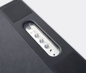 La Boite concept 'Cube' speaker, black and leather MULTICOLOUR BOIT25CUB268MUL