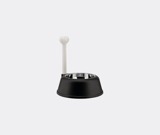 Alessi 'Lupita' dog bowl, black BLACK ALES21LUP047BLK