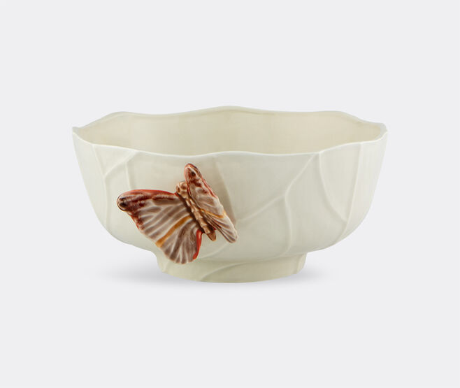 Bordallo Pinheiro 'Cloudy Butterflies' salad bowl, light blue MULTICOLOUR BOPI22CLO912MUL