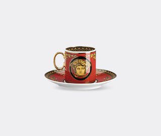 Rosenthal 'Medusa' espresso cup and saucer RED ROSE23MED268RED