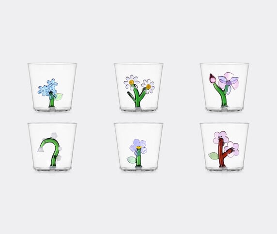 Ichendorf Milano 'Botanica' tumbler, set of six, multicolor MULTICOLOUR ICMI26BOT537MUL