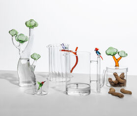 Ichendorf Milano 'Talking Trees' jug with cockatoo, multicolor MULTICOLOUR ICMI26TAL734MUL