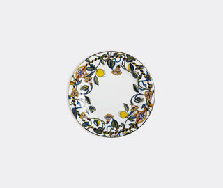 La DoubleJ 'Borboni White' dessert plate, set of two MULTICOLOUR LADJ23DES765WHI