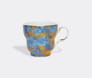 La DoubleJ 'Lilium Zafferano Big Mama' cup and saucer YELLOW LADJ22BIG734MUL