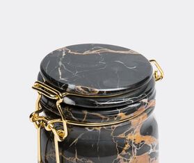 Editions Milano 'Miss marble' jar, portoro BLACK EDIT16MIS610BLK