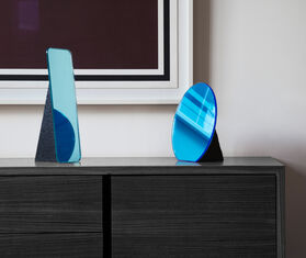 Pulpo 'Dita' table mirror, cobalt blue BLUE PULP20DIT681BLU