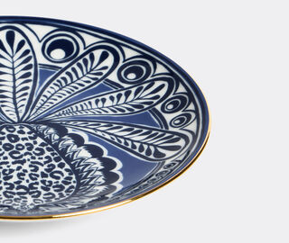 La DoubleJ 'Big Pineapple', side plate, set of two, blue BLUE LADJ25SID706MUL