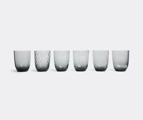 NasonMoretti &#39;Idra&#39; water glass, set of six GREY NAMO16WAT231GRY