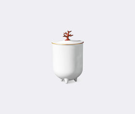 L'Objet Footed coral candle WHITE LOBJ22FOO477MUL