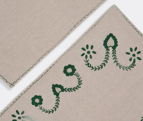 House of Capricorn 'Viana' placemat and napkin set, green GREEN HOCA26VIA366GRN