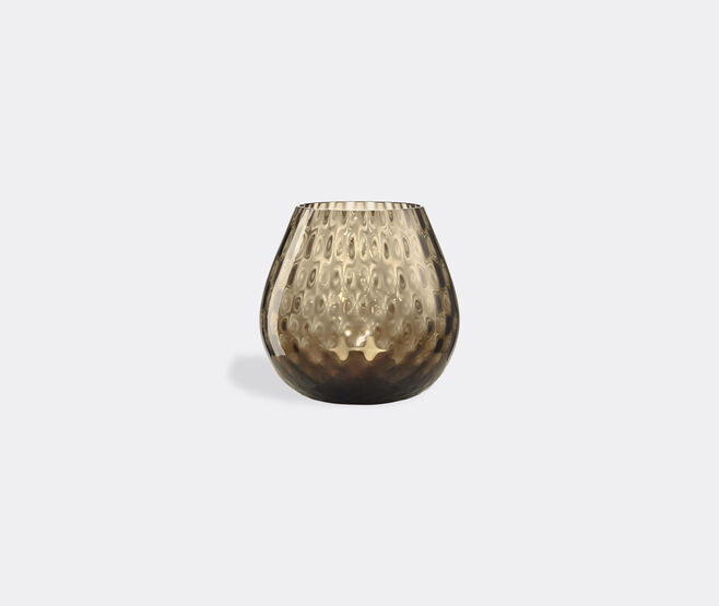 NasonMoretti 'Macram&eacute;' candle holder, medium, brown BROWN NAMO22CAN963BRW