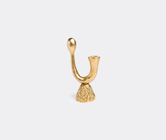 L'Objet 'Horn' Candlestick Antique gold ${masterID}