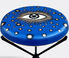 Les-Ottomans Hand painted iron stool with eye  OTTO22HAN737MUL