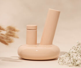 Wood'd 'Weed'd Bong MC001', pink PINK WOOD22BON836PIN