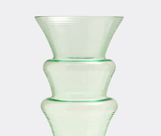 Produzione Privata 'Wind Maestrale' vase, transparent green GREEN PRPR25WIN699GRN