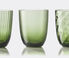 NasonMoretti 'Idra' water glass, set of six, soraya green  NAMO20WAT153GRN