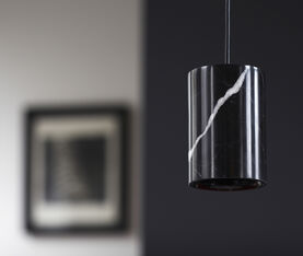 Case Furniture Solid / Pendant Cylinder / Nero Marquina Marble 3