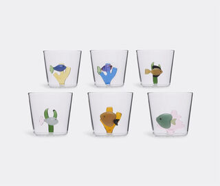 Ichendorf Milano 'Marine Garden' assorted tumblers, set of six MULTICOLOUR ICMI22MAR644MUL