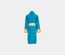 Versace 'I Love Baroque' bathrobe, Capri blue BLUE VERS22BAT759BLU