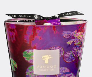 Baobab Collection 'Arty Flowers Water Lily' candle, medium, violet PURPLE BAOB26SCE277PUR