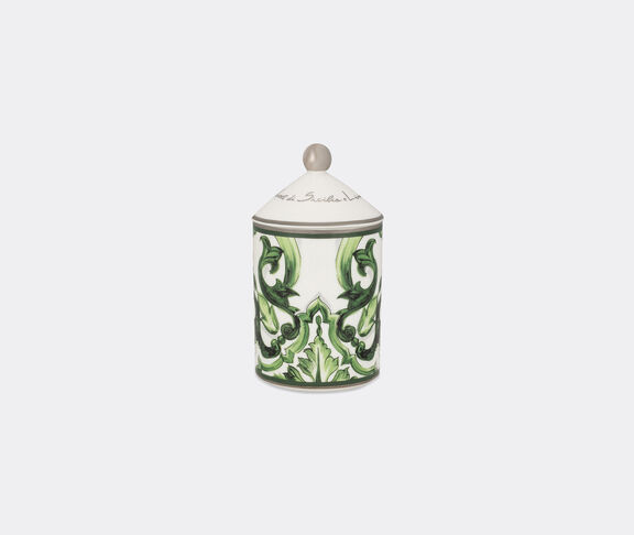 Dolce&Gabbana Casa Porcelain Candle Maiolica Verde - Sicilian Neroli & Lemon 340G - With Platinum Decoration undefined ${masterID} 2