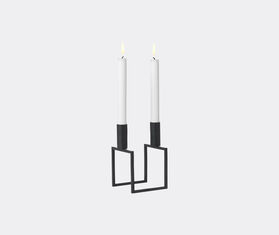 Audo Copenhagen &#39;Line&#39; candleholder, black BLACK BYLA22LIN132BLK