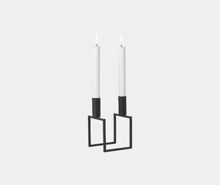 Audo Copenhagen 'Line' candleholder, black BLACK BYLA22LIN132BLK